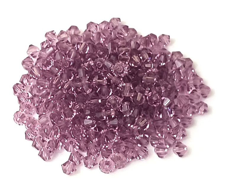 Lt Amethyst Preciosa 4mm Bicones