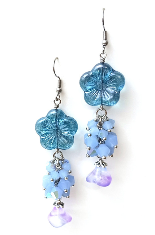 Snowblooms Awakening Earrings Beaded Jewelry Making Kit