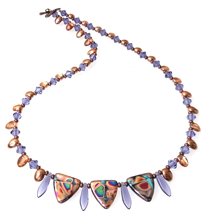 Triangular Voyage Necklace Beaded Jewelry Making Kit