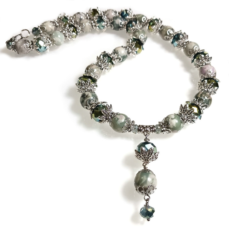 Verdant Crown DIY Necklace Beaded Jewelry Making Kit