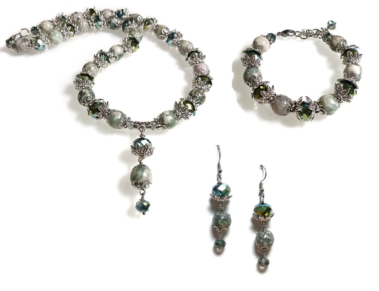 Verdant Crown DIY Beaded Jewelry Making Set