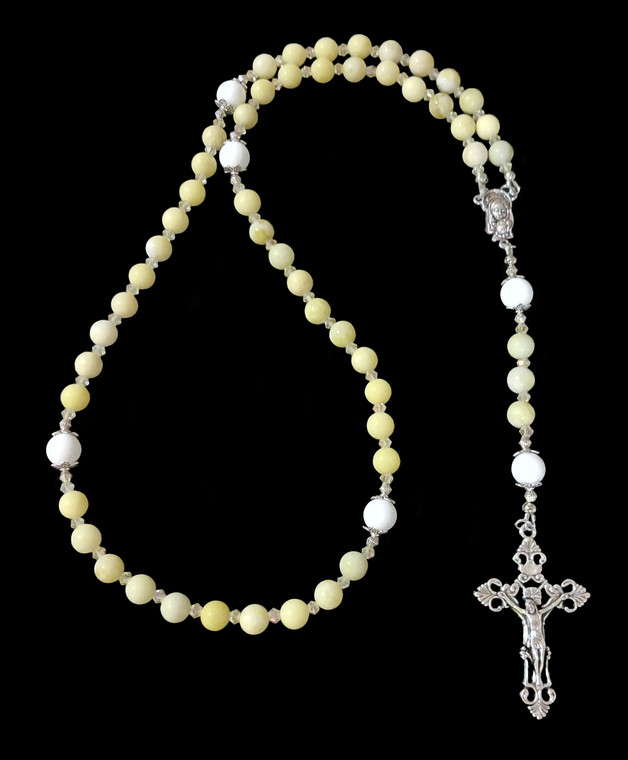 Lemon Jasper DIY Beaded Rosary Making Kit