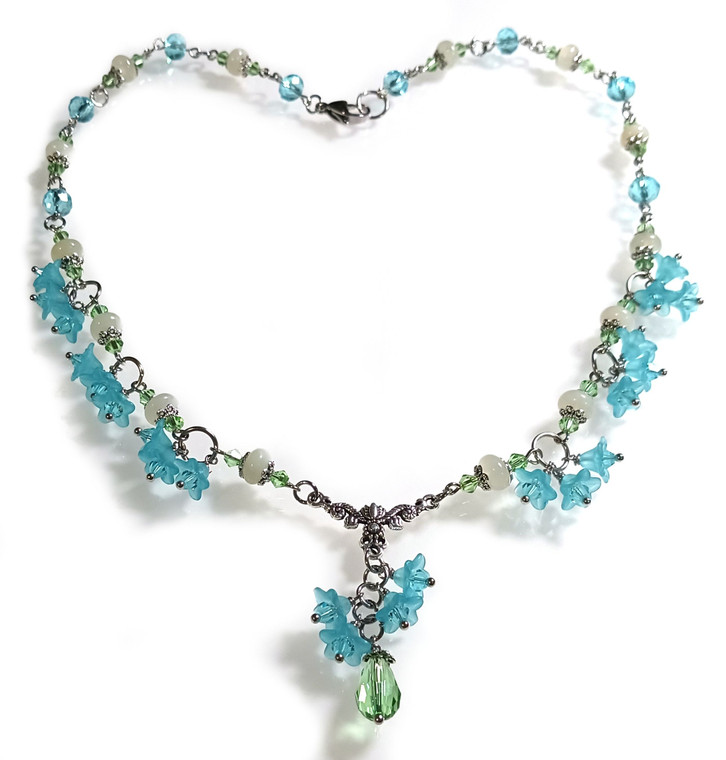 Heirloom Blossoms DIY Beaded Necklace Jewelry Making Kit