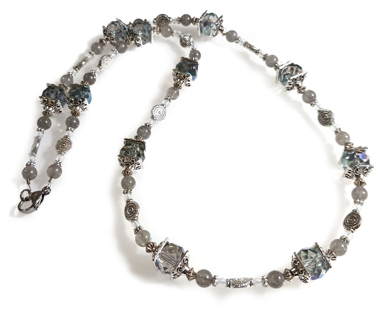 Lunar Mist DIY Beaded Necklace Jewelry Making Kit