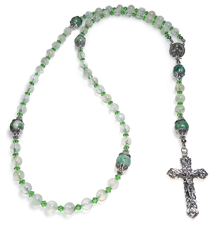 Prehnite DIY Beaded Rosary Making Kit