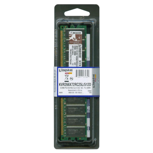 KVR266X72RC25L/512D Kingston Technology