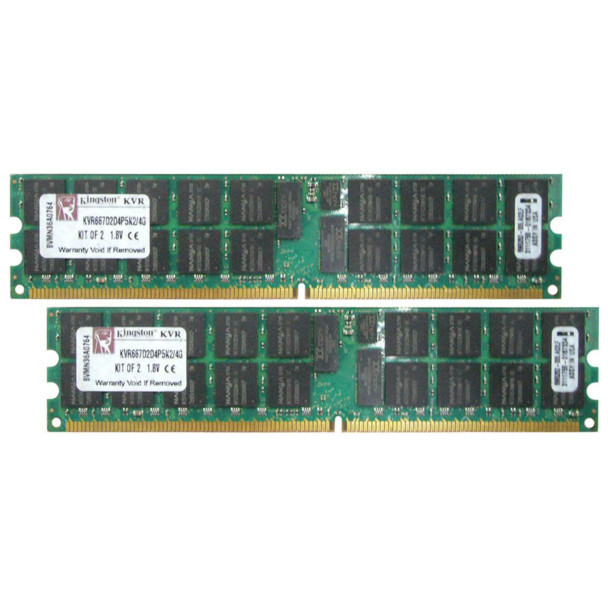 KVR667D2D4P5K2/4G Kingston Technology KVR667D2D4P5K2/4G Kingston Technology
