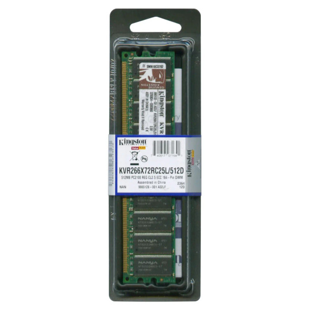KVR266X72RC25L/512D Kingston Technology