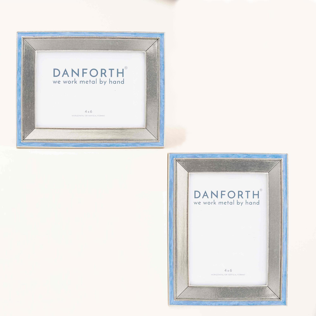 Federal / Blue 4x6 Frame - Danforth Pewter - Made in USA