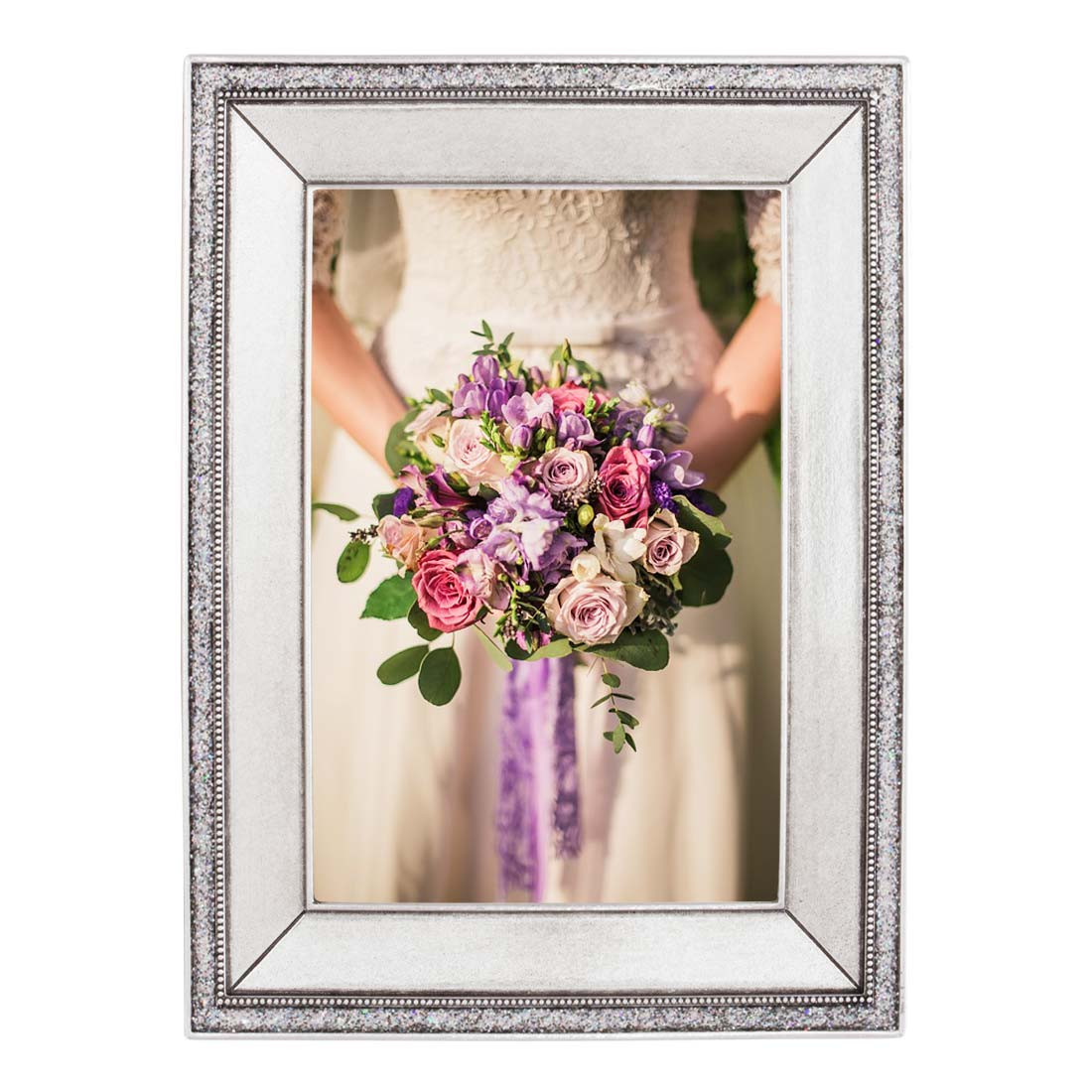 Federal / Silver 4x6 Frame - Danforth Pewter - Made in USA