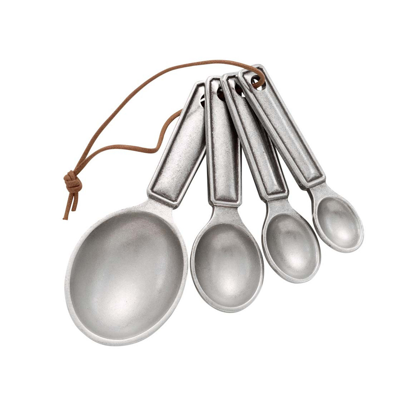 Mini Measuring Spoon Set - Pewter