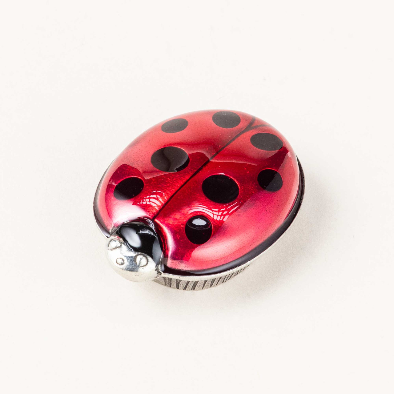 Ladybug / Red Toothfairy Box - Danforth Pewter - Made in USA