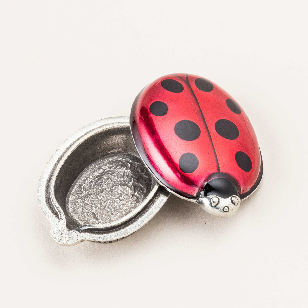 Ladybug / Red Toothfairy Box - Danforth Pewter - Made in USA