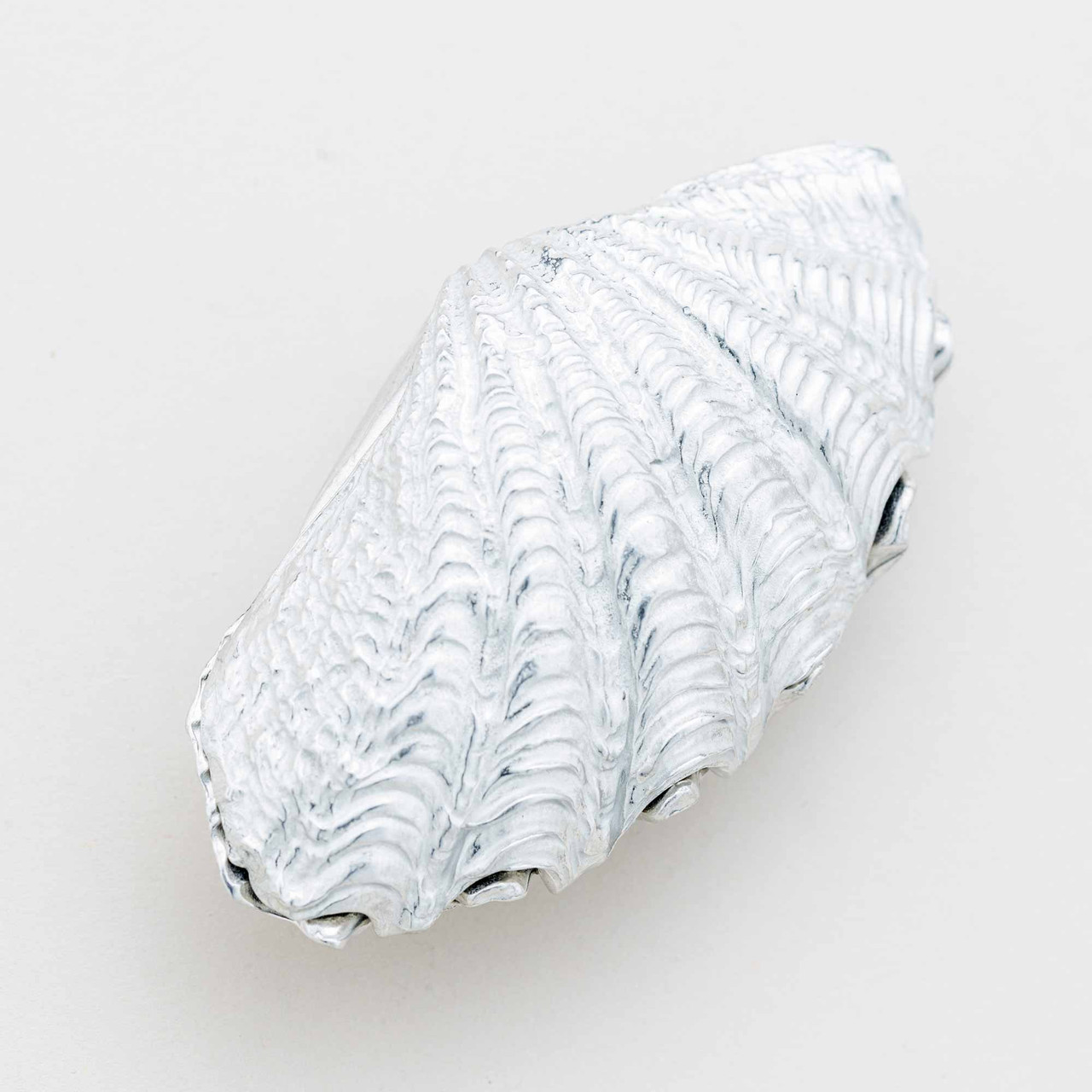 Fluted Clamshell Treasure Box - Danforth Pewter - Made in USA