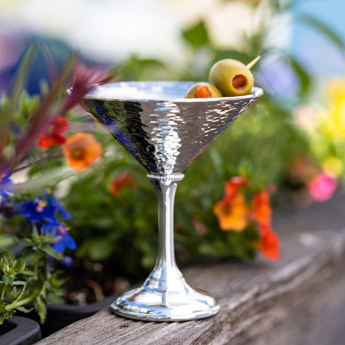 The Middlebury Martini | Handcrafted Pewter Martini Glass