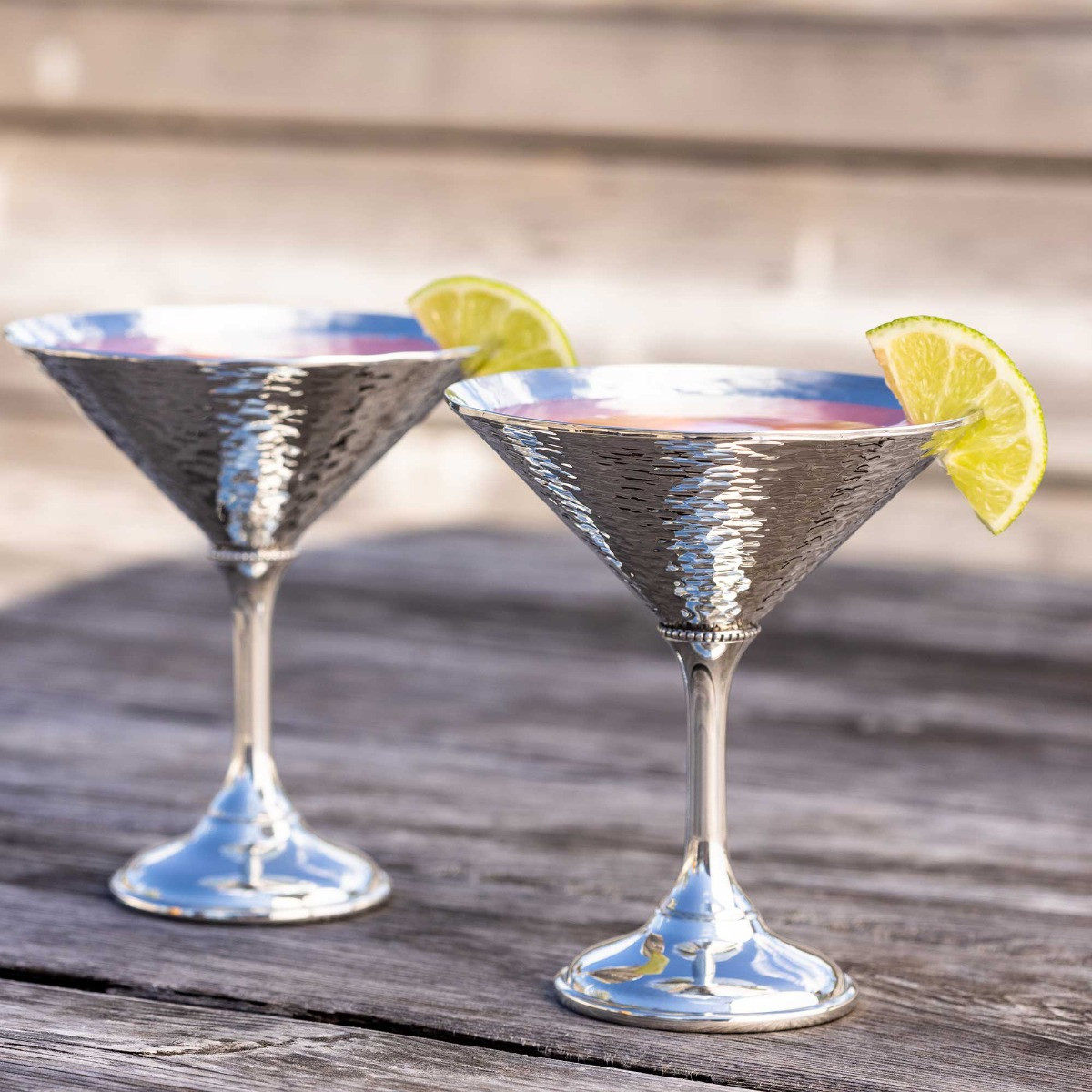 The Middlebury Martini | Handcrafted Pewter Martini Glass