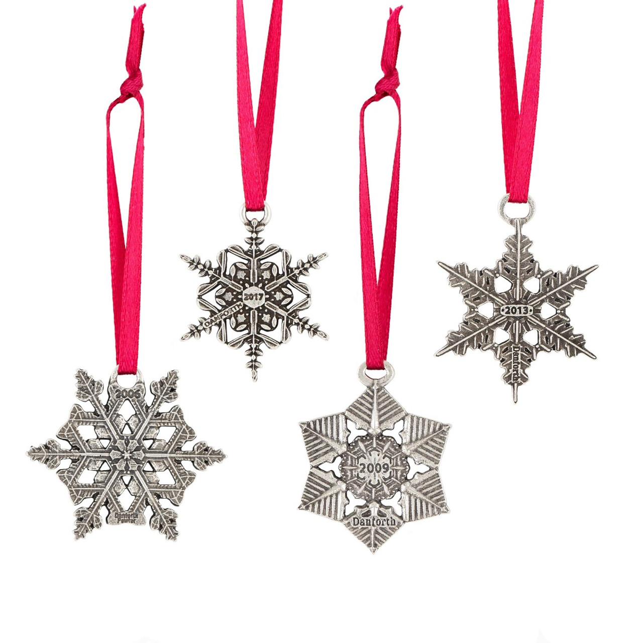 Snowflake Bentley Mini Ornament Set - 4 piece