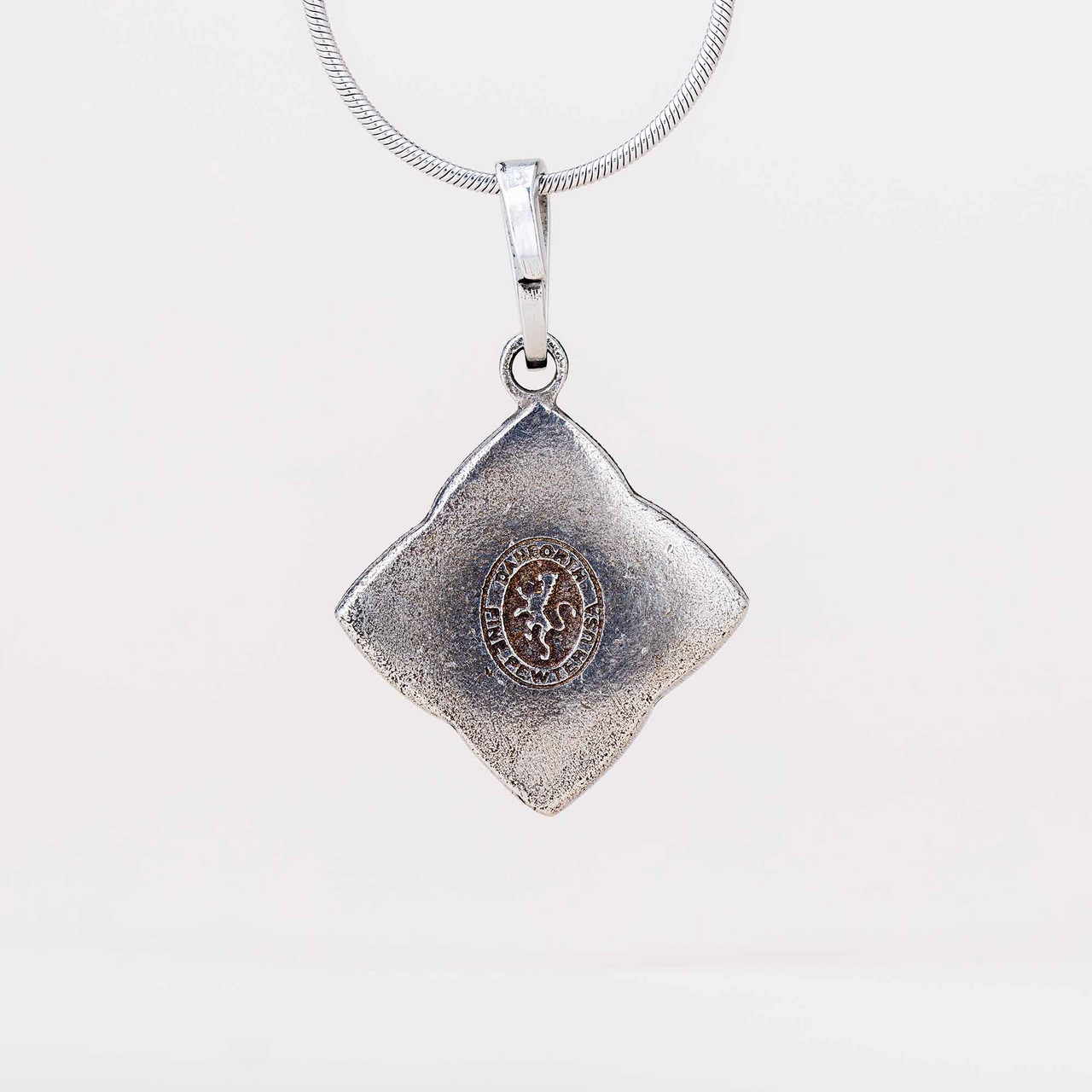 Celtic Trinity Knot Silver Pendant with Marcasite 9460