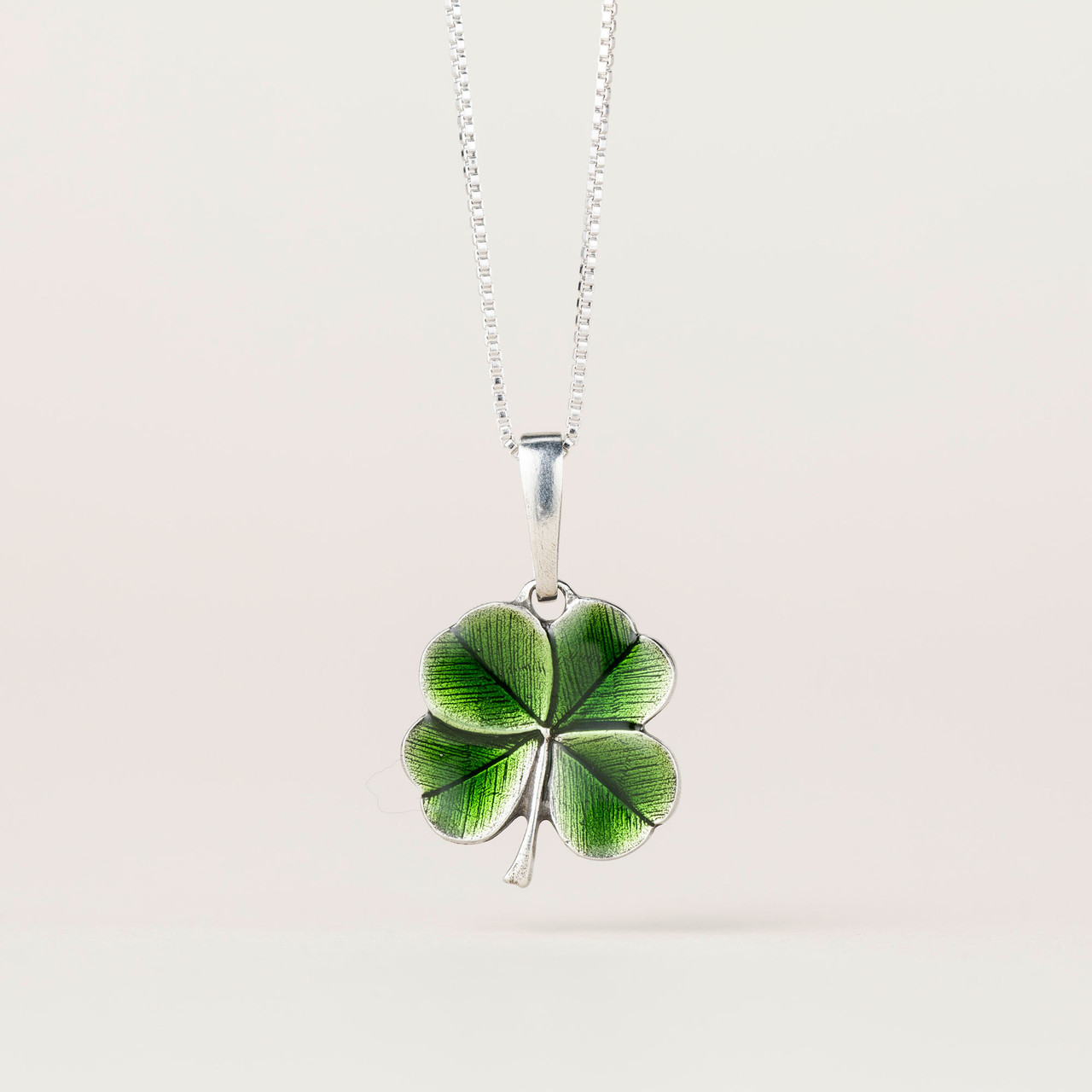 Four Leaf Clover Necklace | Danforth Pewter USA