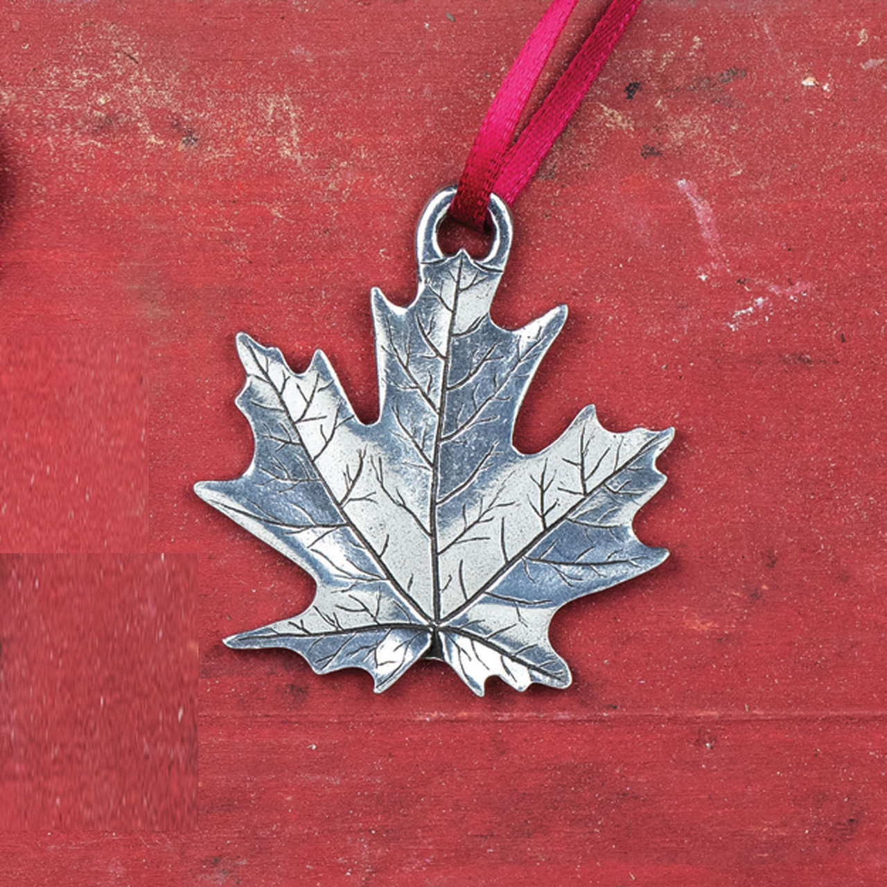 Maple Leaf Ornament - Danforth Pewter - Made in USA