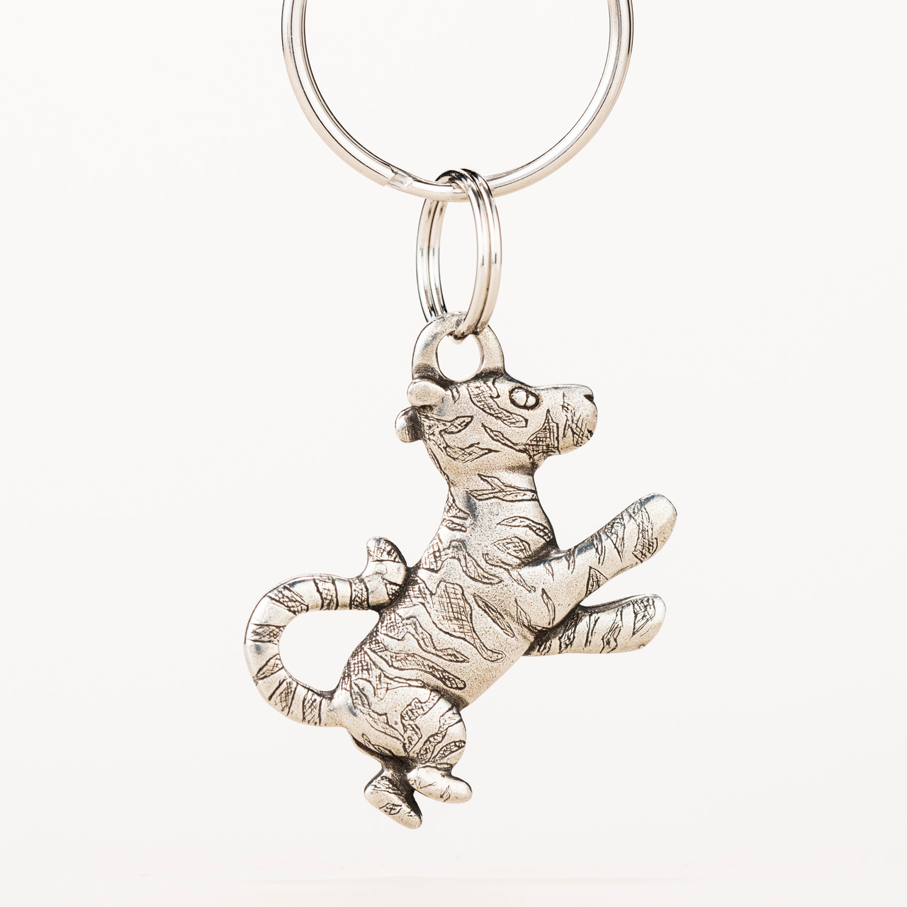Tigger Keyring - Danforth Pewter