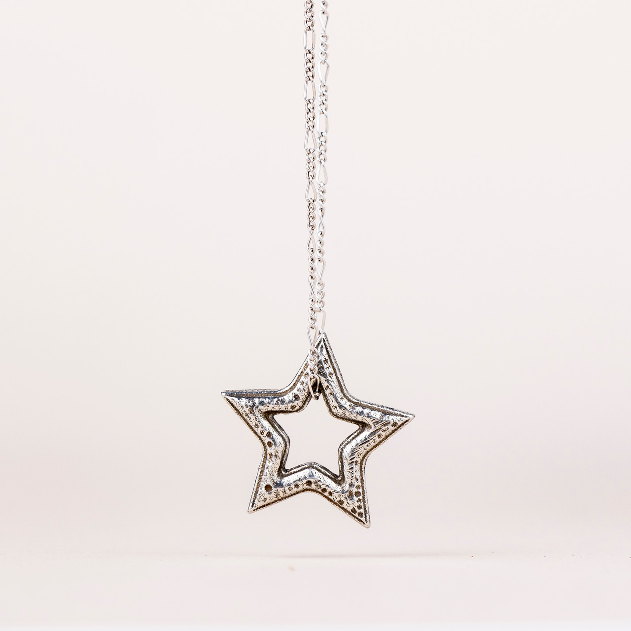 Star Pewter Necklace | Danforth Pewter USA | Handmade Jewelry