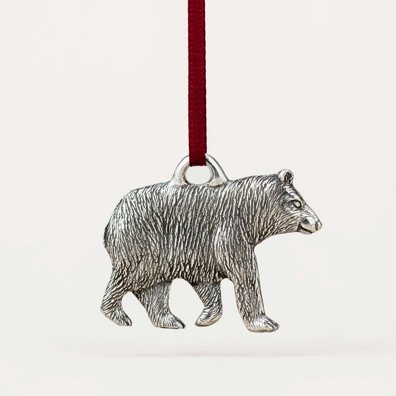 Danforth Pewter Bear Ornament - Thumbnail 2