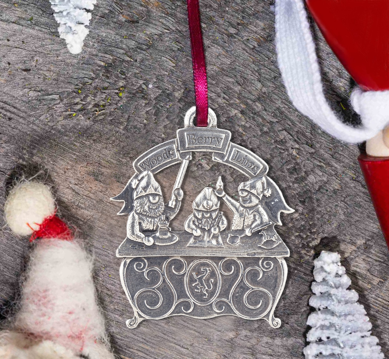 Danforth Pewter Elves Ornament - Thumbnail 2