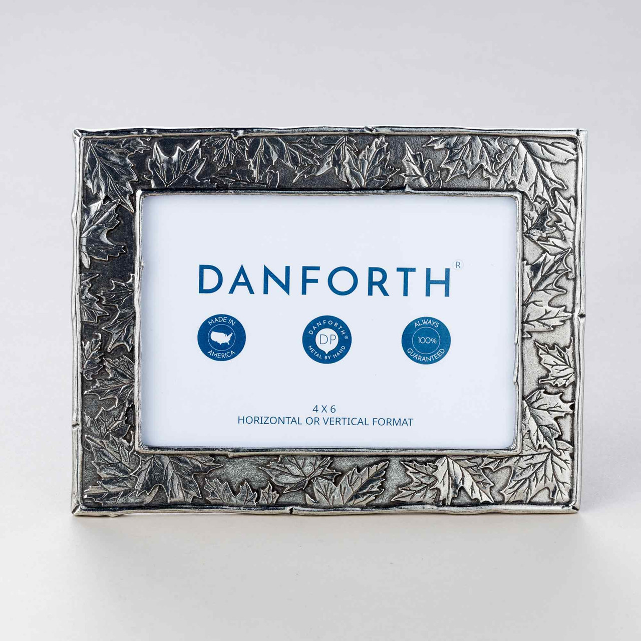 Maple Leaf 4x6 Frame - Danforth Pewter