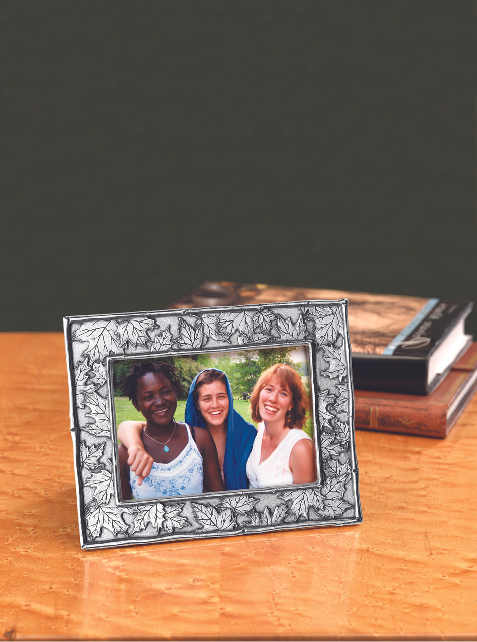 Maple Leaf 4x6 Frame - Danforth Pewter
