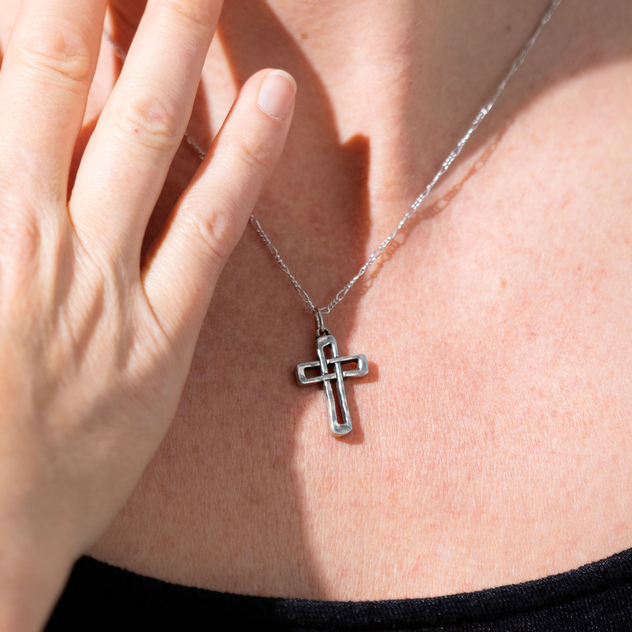 アクセサリー 00s cross necklace gunda handmad Woven Cross 18