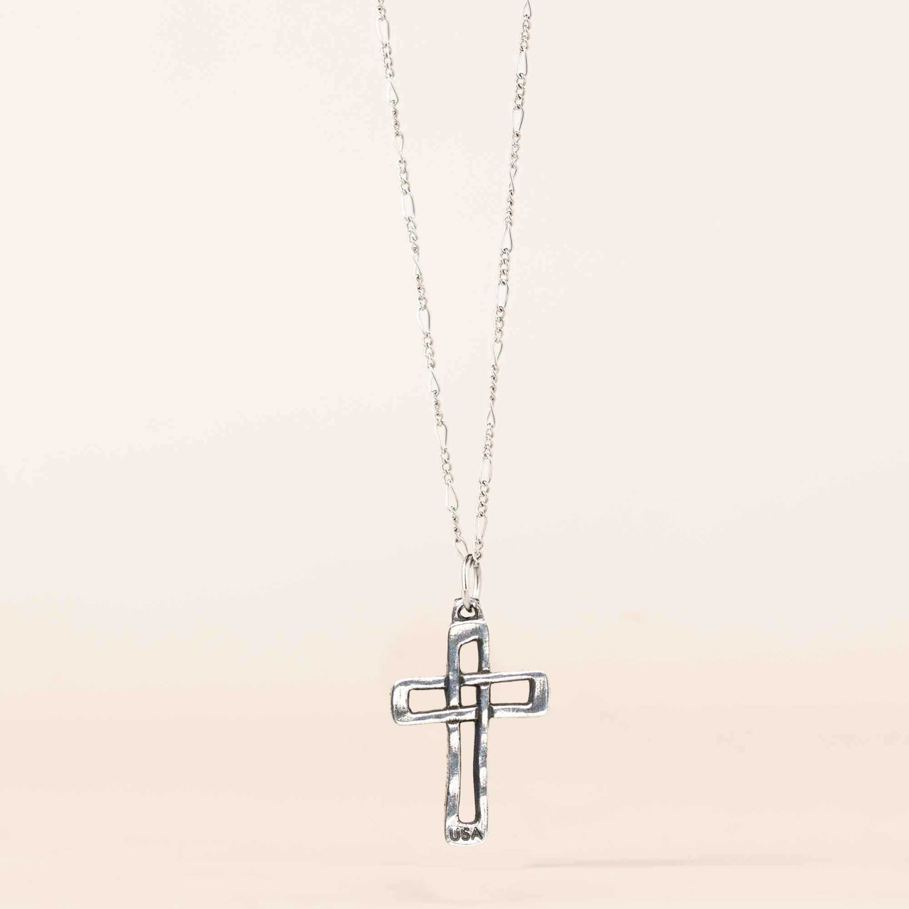 アクセサリー deal design cross necklace Woven Cross 18