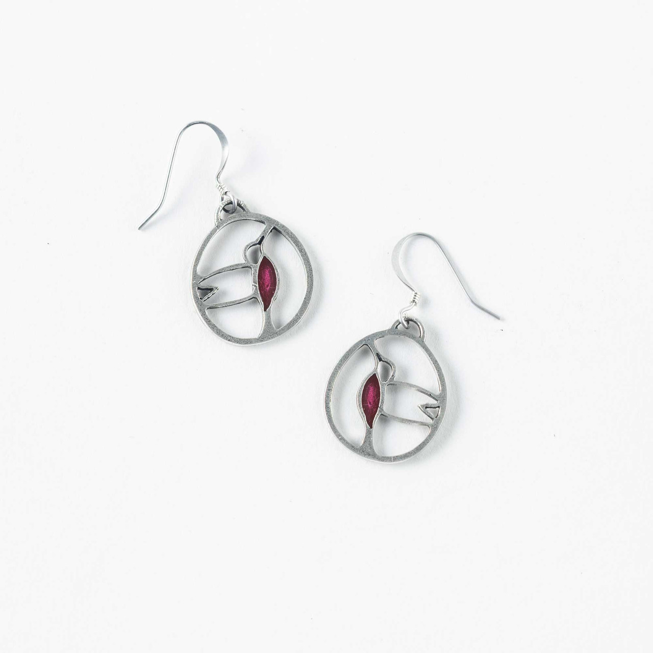 Zephyr Breeze Wire Earring - Danforth Pewter