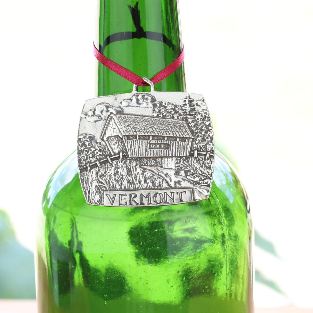 Danforth Pewter Vermont Covered Bridge Ornament - Thumbnail 4