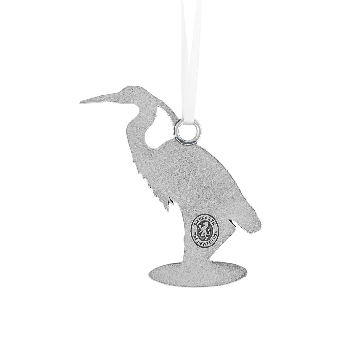 Danforth Pewter Blue Heron Ornament - Thumbnail 2