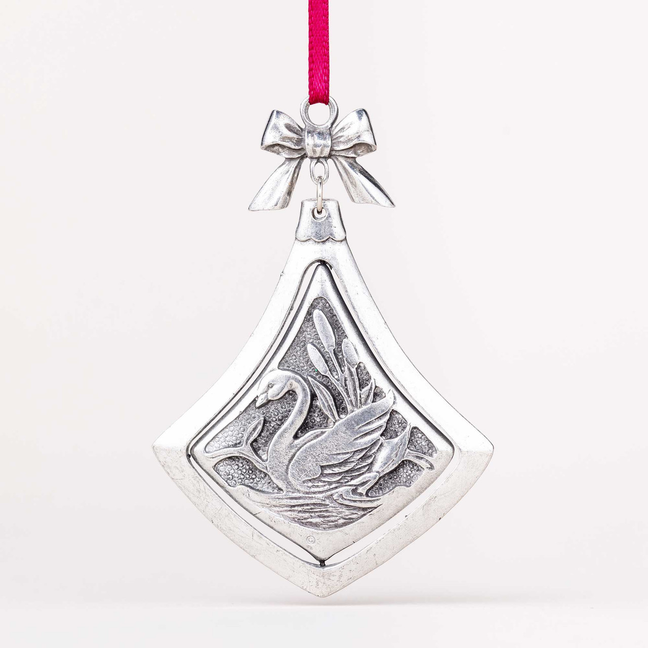 Seven Swans A Swimming Ornament - Danforth Pewter - Made in USA