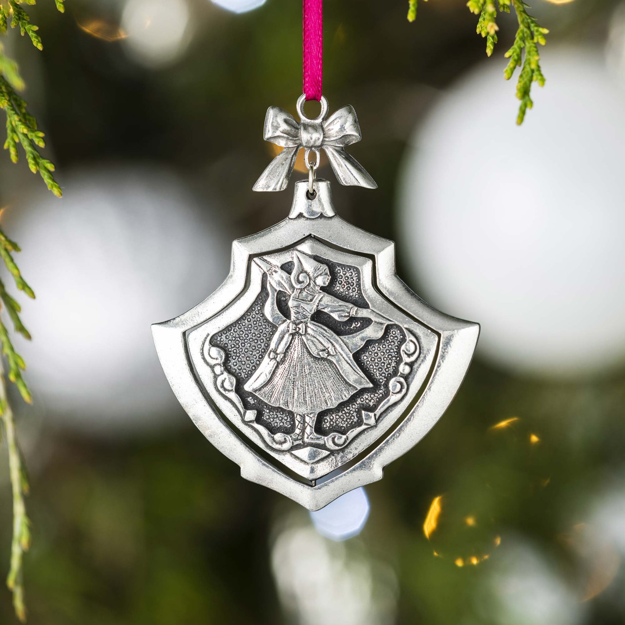 Nine Ladies Dancing Ornament - Danforth Pewter - Made in USA