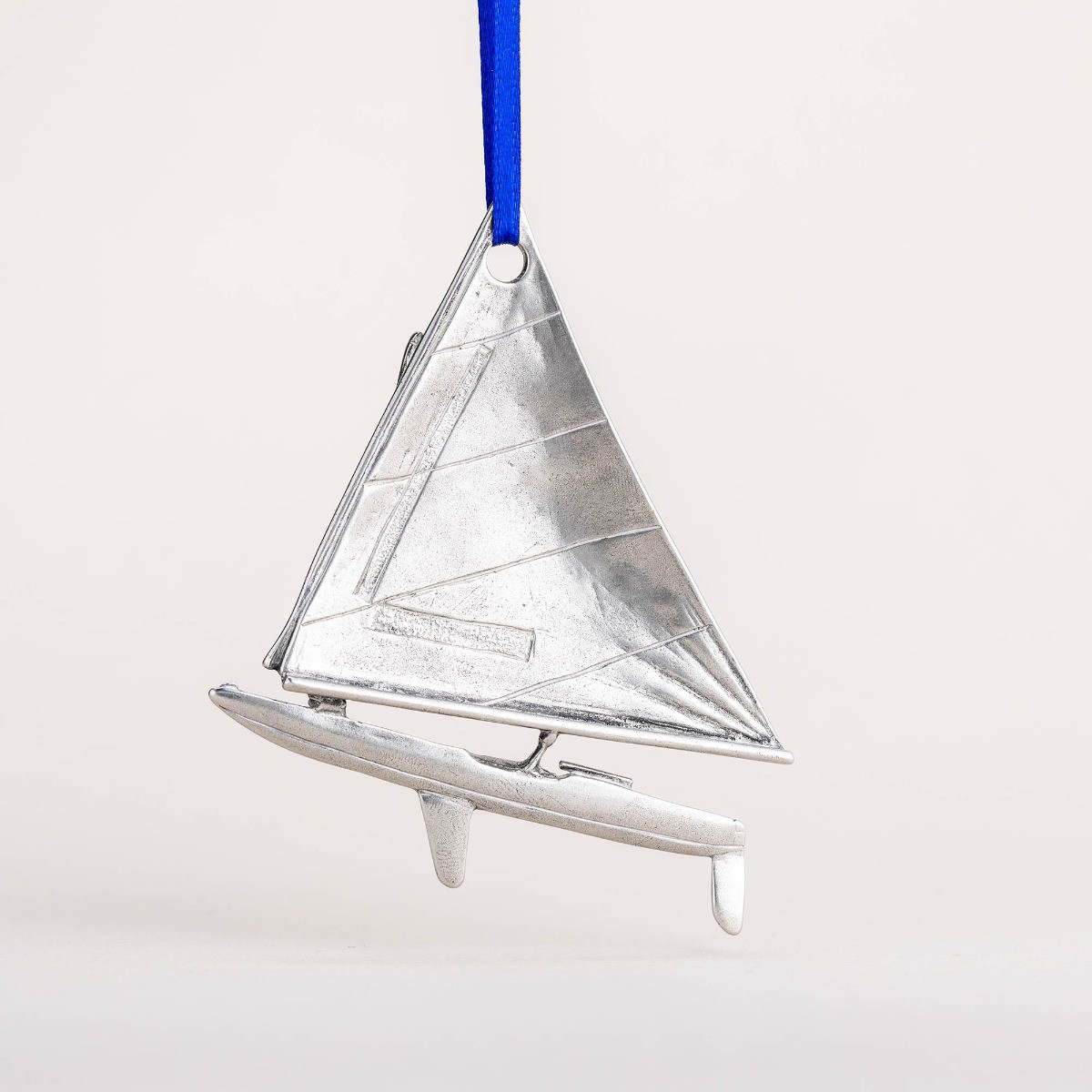 Danforth Pewter Sailboat Ornament - Thumbnail 2