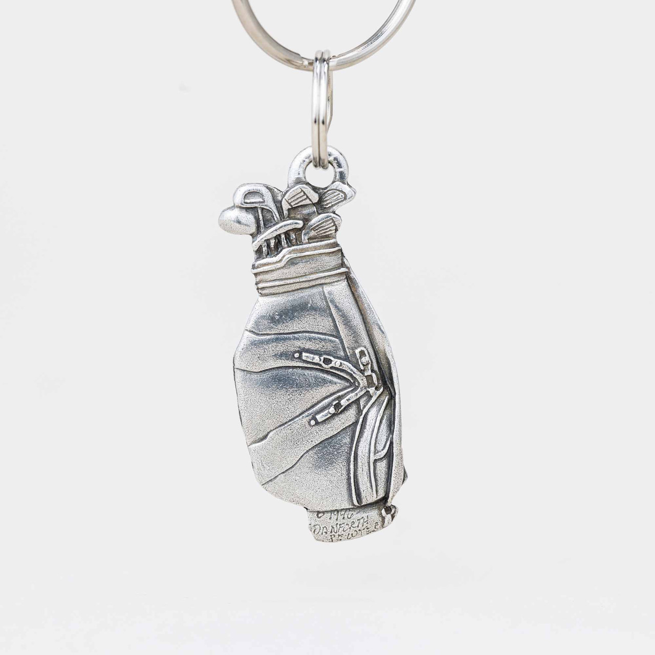 Golf Bag Keychain - Danforth Pewter - Made in USA