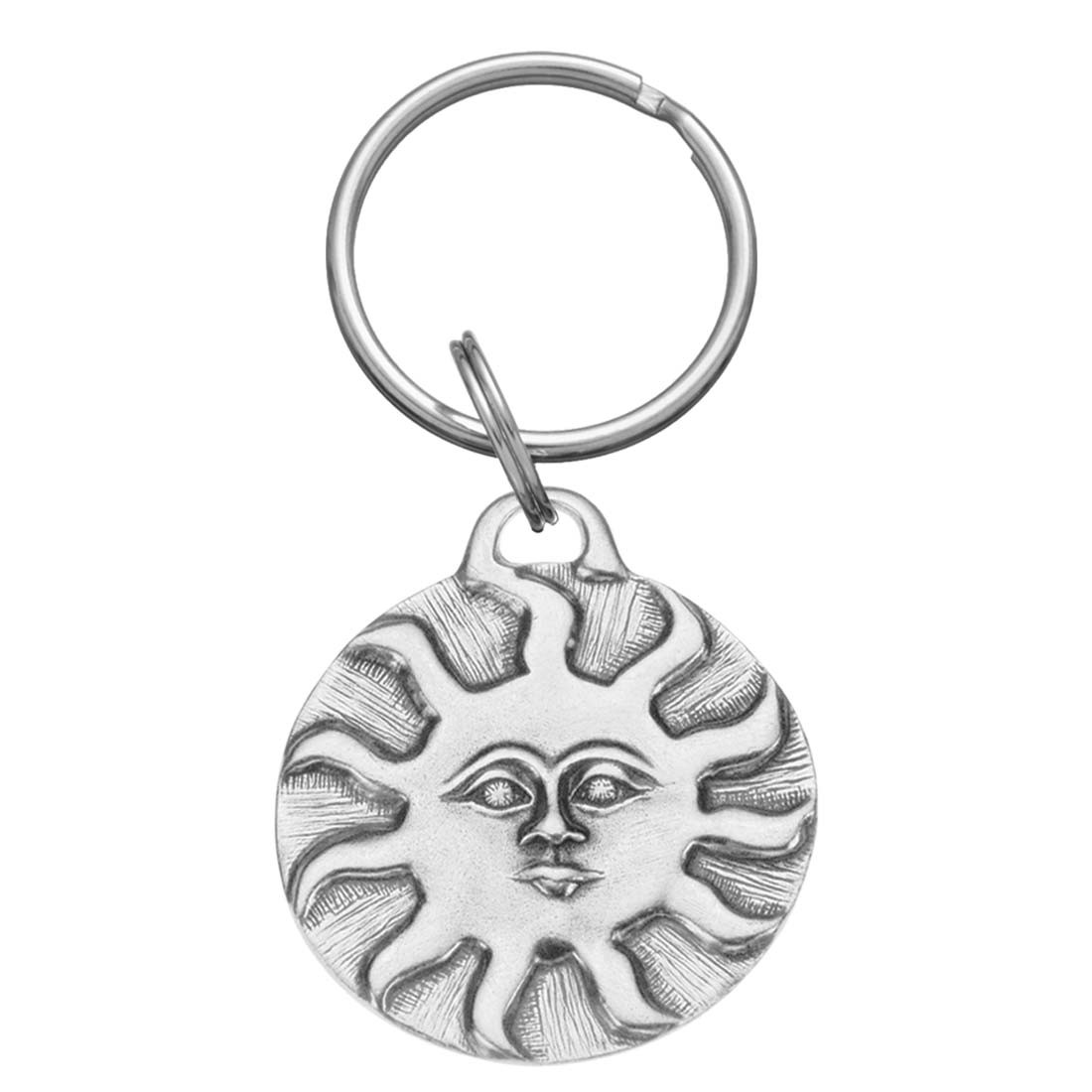 Sun/Full Moon Keyring - Danforth Pewter - Made in USA