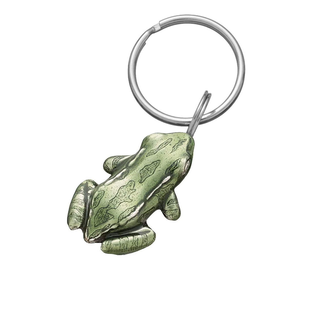 Pewter Tree Frog Keychain