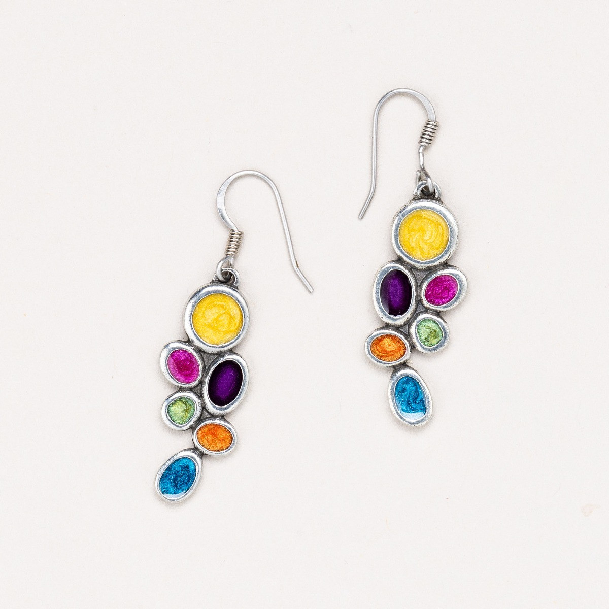 Lindy / Fiesta Wire Earrings - Danforth Pewter - Made in USA