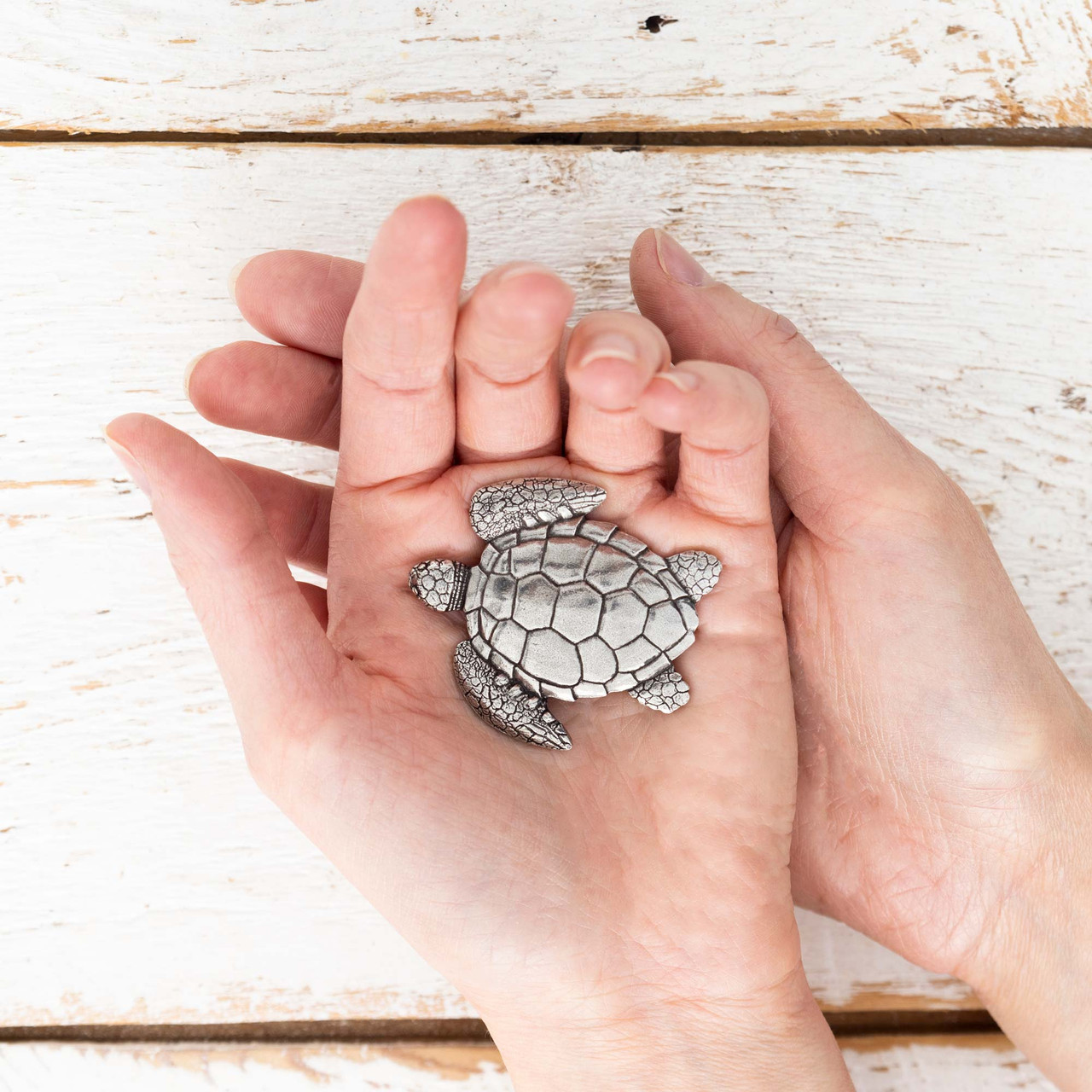 Sea Turtle Palmstone - Danforth Pewter - Made in USA