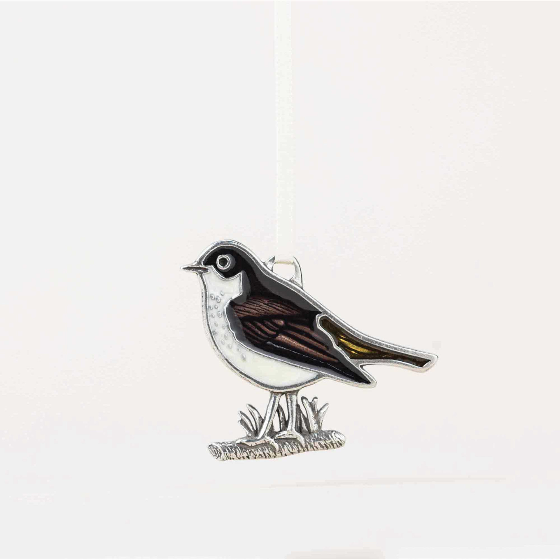 Photo inspiration: Whimsical Huffle Endless Wish Bird Ornament Reference: Bird Ornaments Birdwatcher Gifts Made In The Usa Danforth Pewter