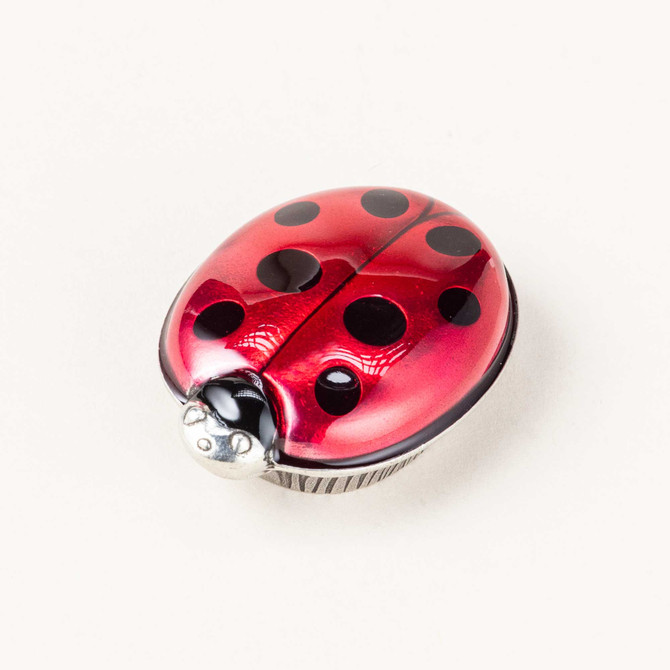 Ladybug / Red Toothfairy Box - Danforth Pewter - Made in USA