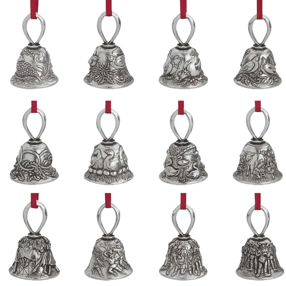 Twelve Days of Christmas Ornament Collection Danforth Pewter