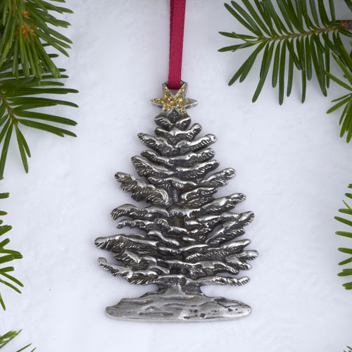 Snowy Tree Ornament