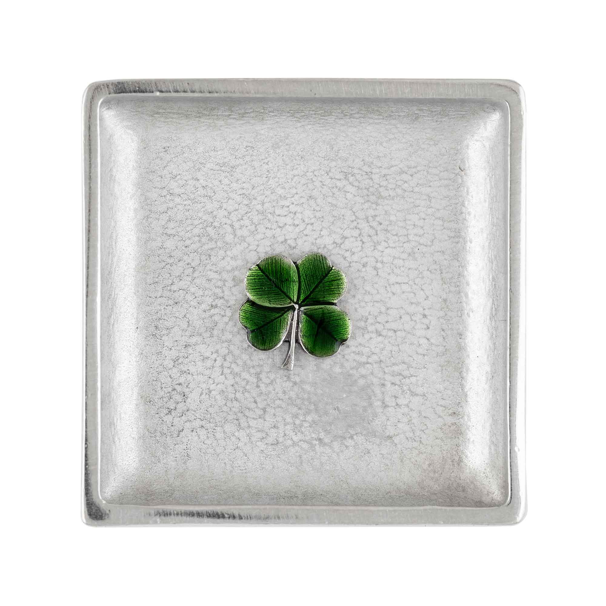 Clover / Green Treasure Tray - Danforth Pewter - Made in USA