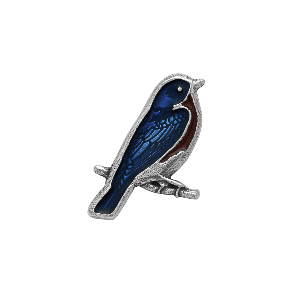 Bluebird Lapel Pin | Danforth Pewter | Made in USA