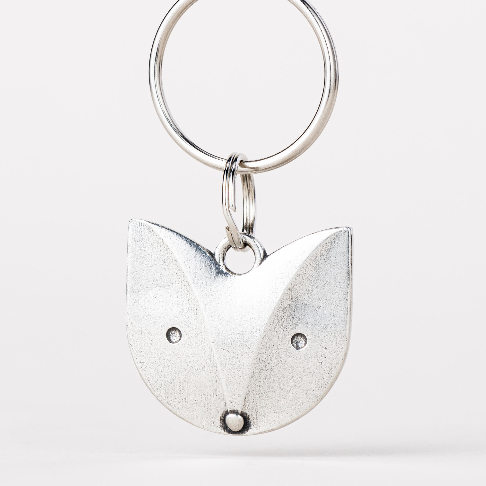 Scandi Fox Keyring | Danforth Pewter USA